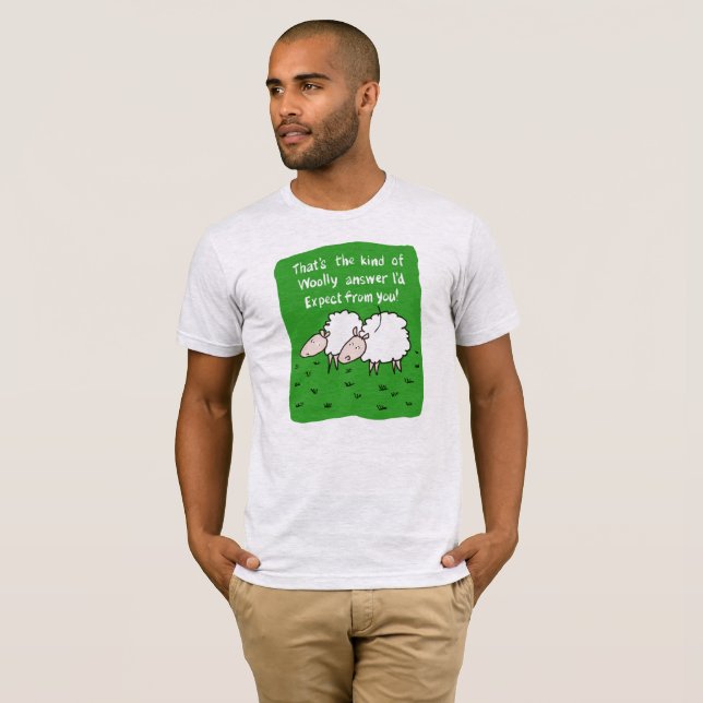 Sheep Design Cartoon T-Shirt (Vorne ganz)