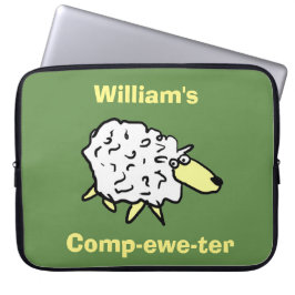 Sheep Design Comp-ewe-ter! Laptopschutzhülle