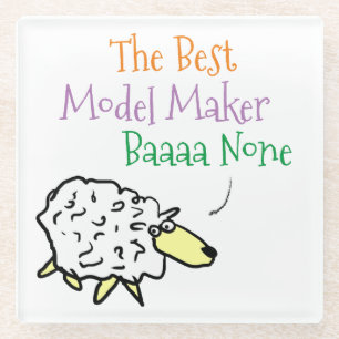 Sheep-Design für einen Untersetzer des Modellherst