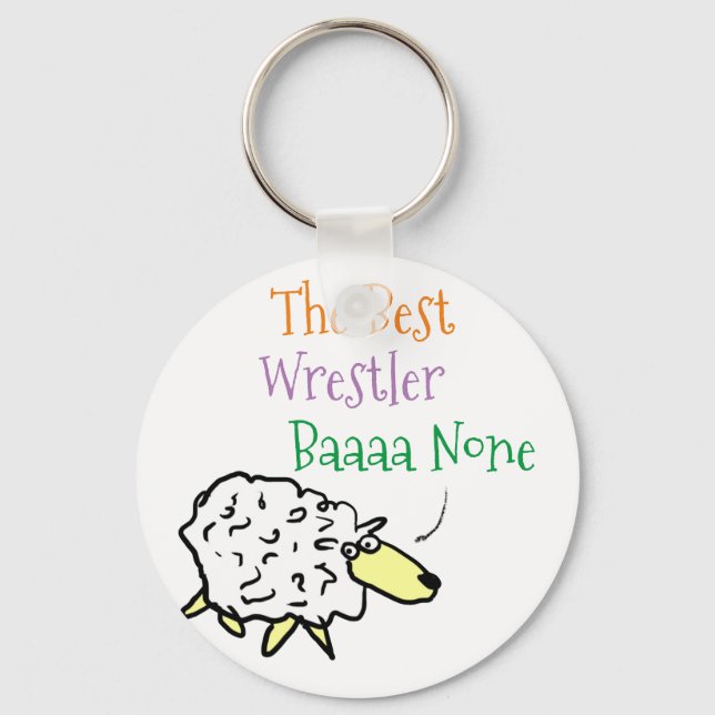 Sheep Design für einen Wrestler Schlüsselanhänger (Vorderseite)