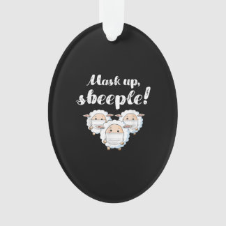 Sheep in mask Tier Lovers Ornament