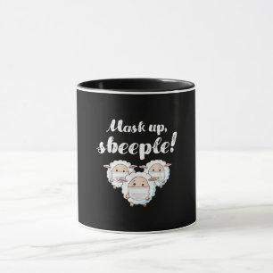 Sheep in mask Tier Lovers Tasse