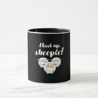 Sheep in mask Tier Lovers Tasse
