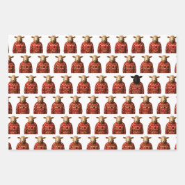 Sheep in Sheep Sweater, Mittens, Warm Wishes  Geschenkpapier Set
