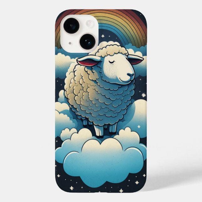 Sheep Life D-001 Case-Mate iPhone 14 Hülle (Rückseite)