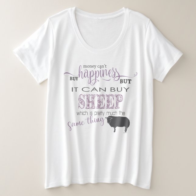 SHEEP LOVER | L'argent ne peut pas acheter le bonh (Design devant)