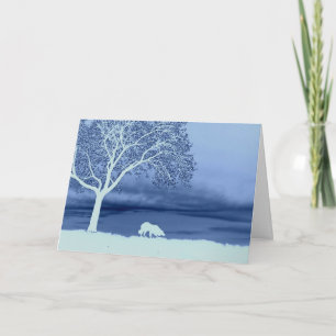 "Sheep on the Horizon 4"~Border Collie Christmas Feiertagskarte