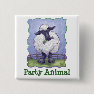 Sheep Party Center Button