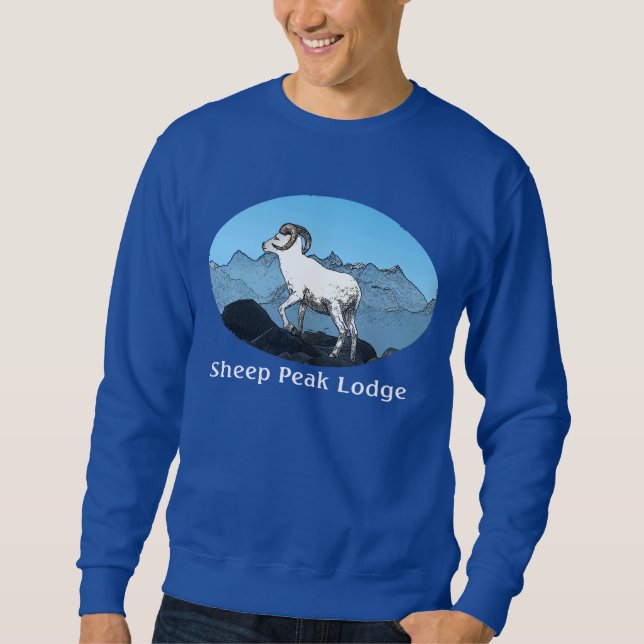 Sheep Peak Lodge Sweatshirt (Vorderseite)
