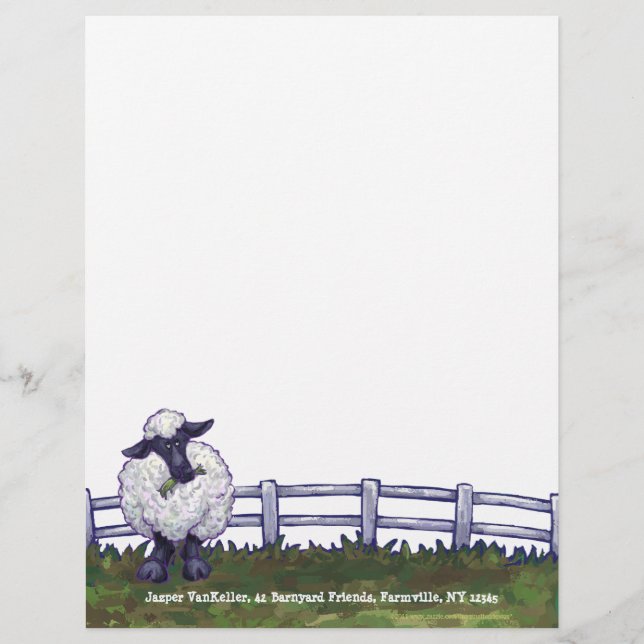 Sheep Stationery (Vorderseite)