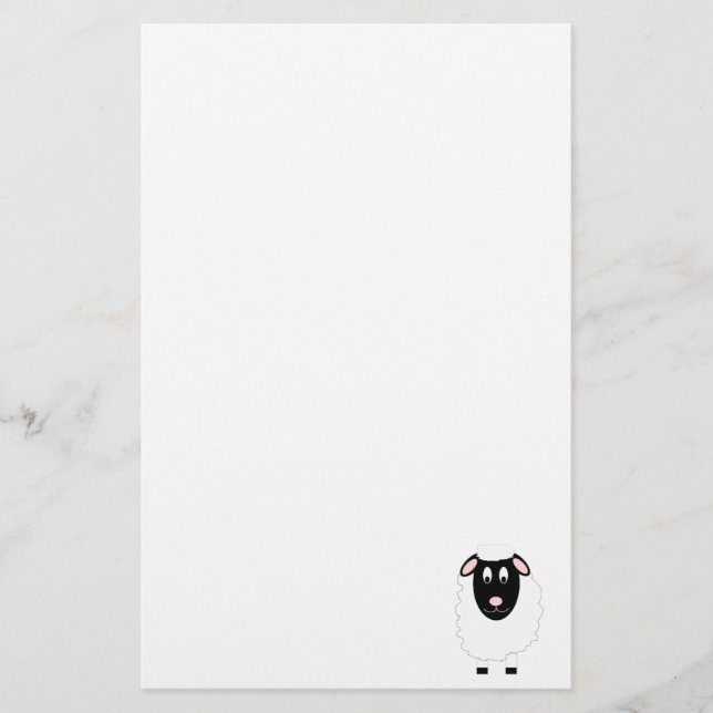 Sheep Stationery Briefpapier (Vorderseite)