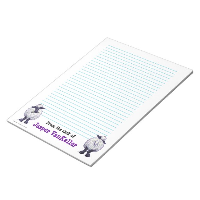 Sheep Stationery Notizblock (angewinkelt)
