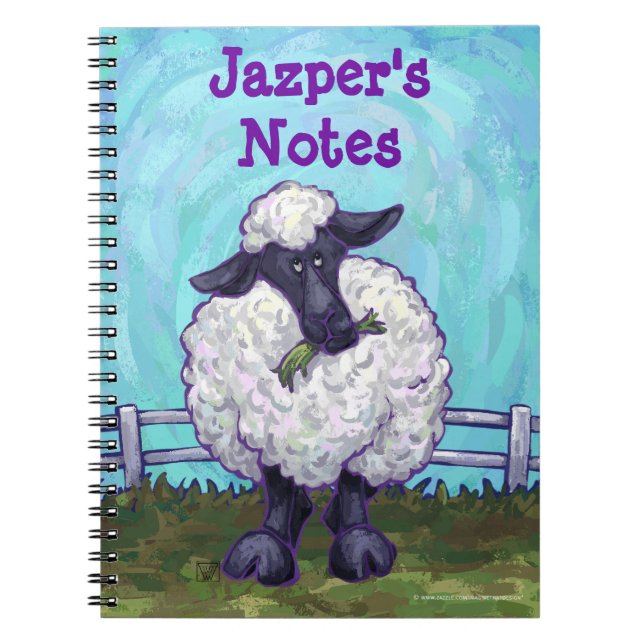 Sheep Stationery Notizblock (Vorderseite)