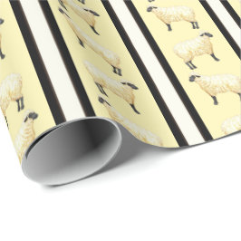 Sheep Stripe  Geschenkpapier