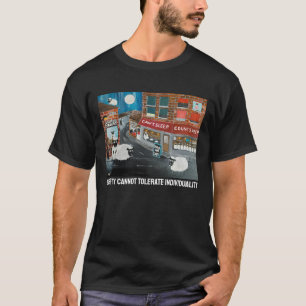 Sheep Town Painting von Alfred Fox T-Shirt