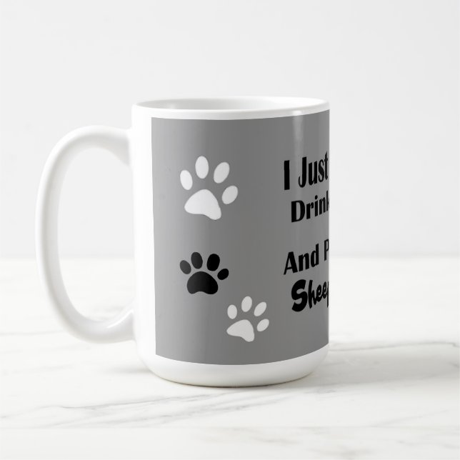 Sheepadoodle Coffee Tasse (Links)