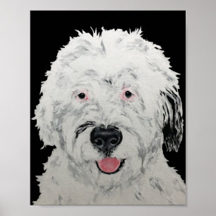 Sheepadoodle-Kunst Poster