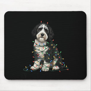 Sheepadoodle Weihnachten Mir geht's gut Alles ist Mousepad