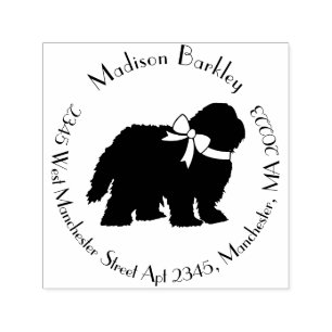 Sheepdog Puppy Old English Sheep Dog Permastempel