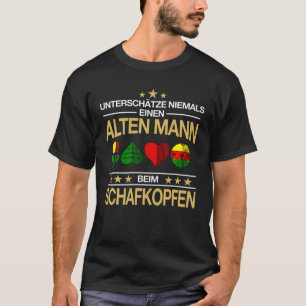 Sheep's Head Card Game Sprichwort Geschenkidee T-Shirt
