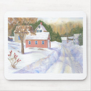 Sheepscott Maine Road Mousepad