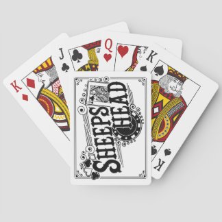 Sheepshead B&W Spielkarten