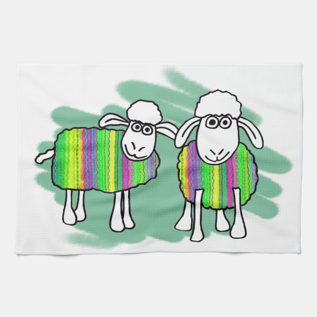 Sheepy Teatowel Geschirrtuch (Horizontal)