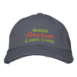Sheer Amateur Lawn Care Bestickte Baseballkappe
