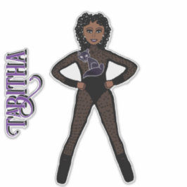 Sheer Black Spark Dancer #1 Sticker