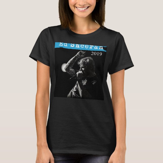 Sheeran Ed Tour 2019 World2 12 TeeT-Shirt T-Shirt (Vorderseite)
