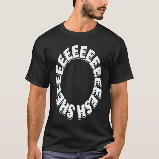 Sheesh Meme Trend White Word Black Bussin Keto Bu T-Shirt (Vorderseite)
