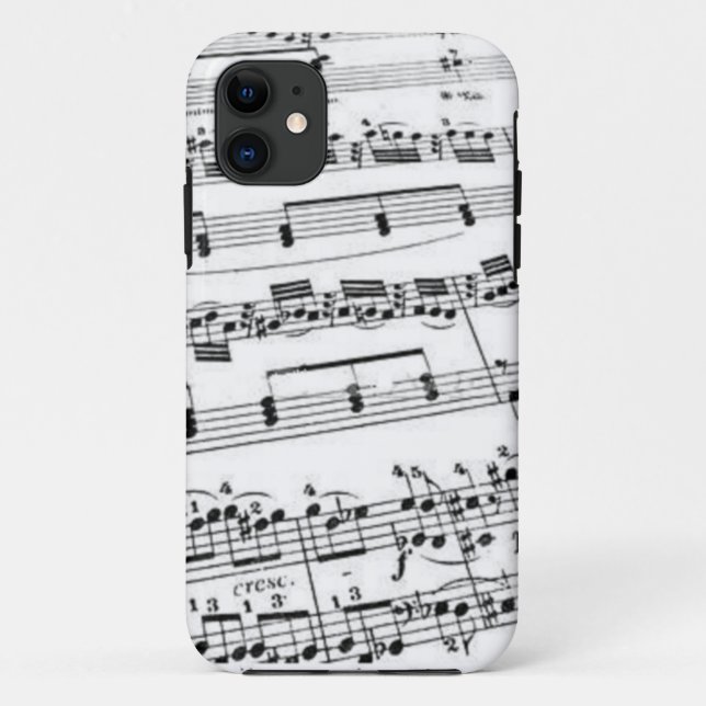 Sheet Music Case-Mate iPhone Hülle (Rückseite)