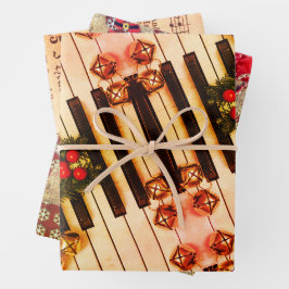 Sheet Music Christmas Bells Piano Song | SET Geschenkpapier Set