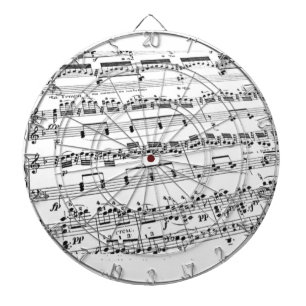 Sheet Music Dartscheibe