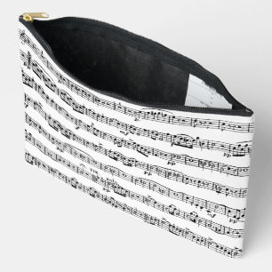 Sheet Music Design Zubehörtasche