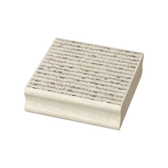 Sheet Music Rubber Art Briefmarke Gummistempel (Stempel)