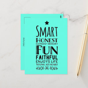 Sheffey Acronym Postkarte