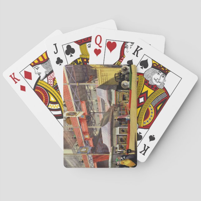 Sheffield Hardware, Platte 43 von 'Dickinsons' Com Spielkarten (Rückseite)