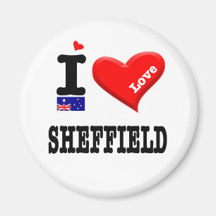 SHEFFIELD - I-Liebe Magnet