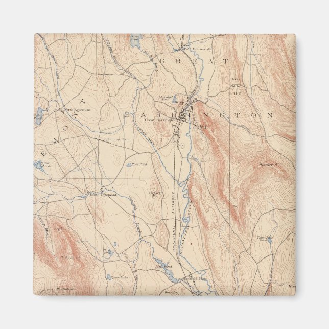 Sheffield, Massachusetts Magnet (Vorne)