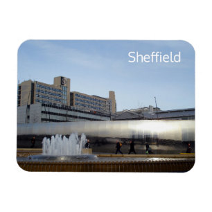 Sheffield Sheaf Square Magnet