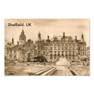 Sheffield, UK Fotodruck