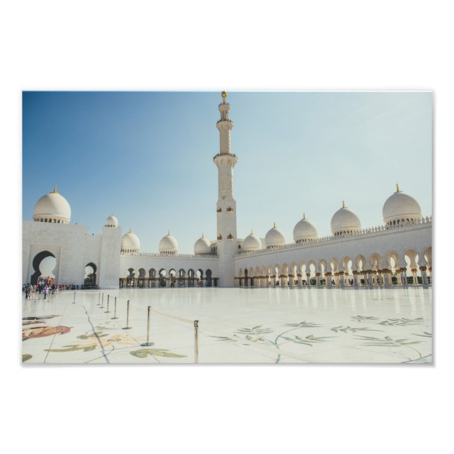 Sheik Zayed Grand Mosque ,Abu Dhabi Fotodruck (Vorne)