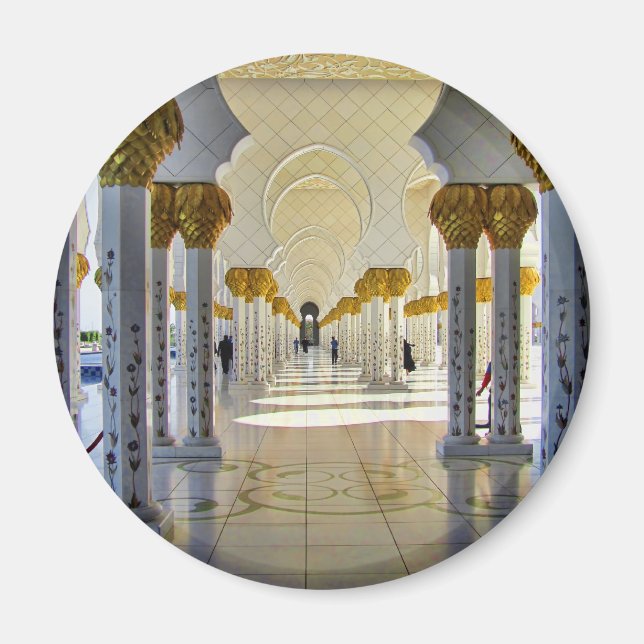 Sheik Zayed Grand Mosque Corridor Magnet (Vorne)