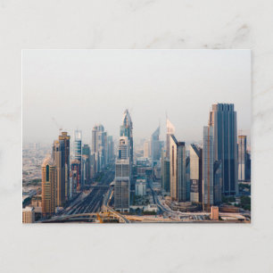 Sheik Zayed Road Postkarte