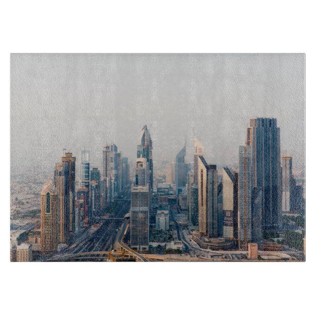 Sheikh Zayed Road Schneidebrett (Vorderseite)