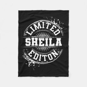 Sheila Limited Edition Lustiger Personalisierter N Fleecedecke