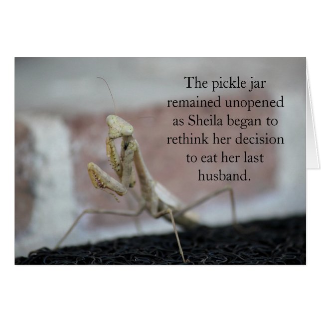 Sheila the Man-Eater Card (Vorderseite (Horizontal))