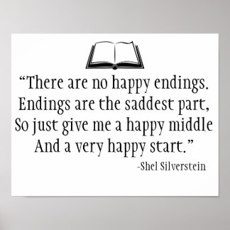 Shel Silverstein Zitat Wall Poster
