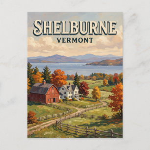 Shelburne Vermont Postkarte